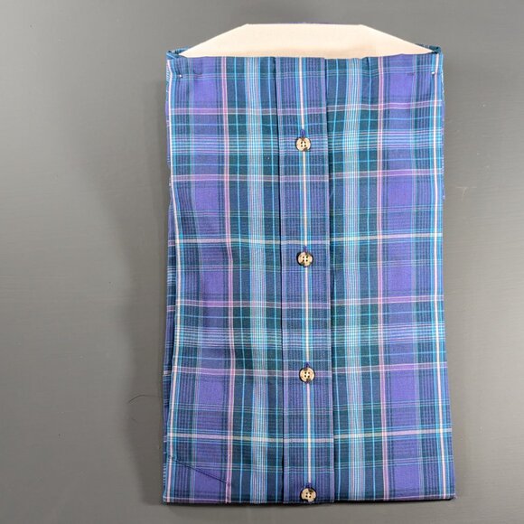 Vintage Chaps Ralph Lauren Plaid shirt size L, long sleeve button down shirt - Picture 6 of 10